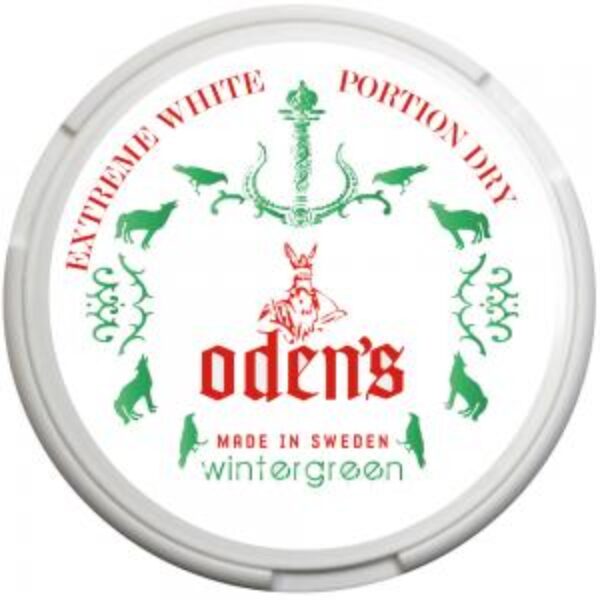 Odens Wintergreen Extreme White Dry Portion