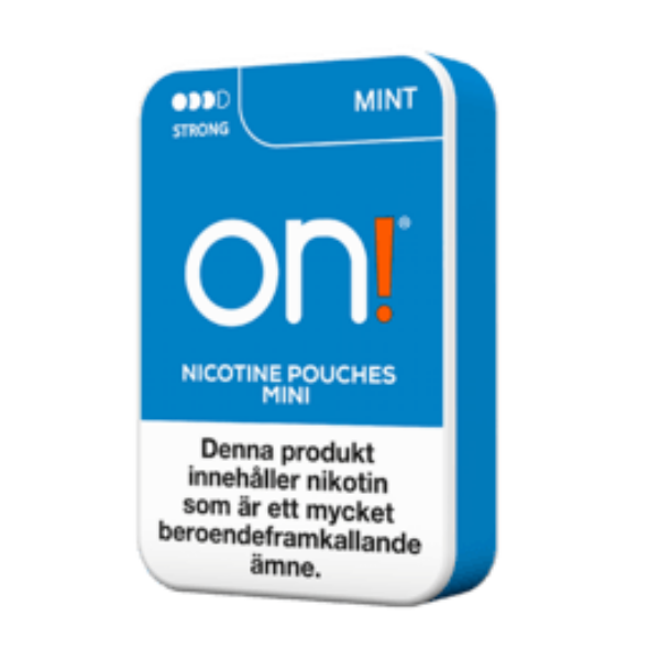 on! Mint 6 Nicotine Pouches