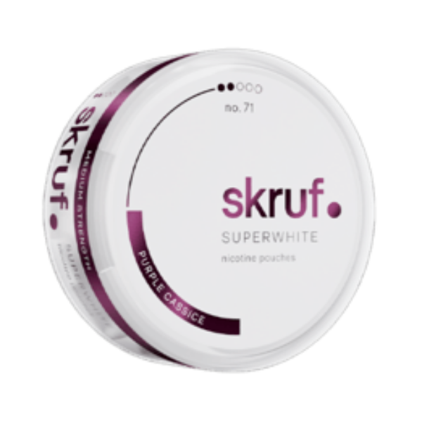 Skruf Superwhite no. 71 Purple Cassice Medium Strength