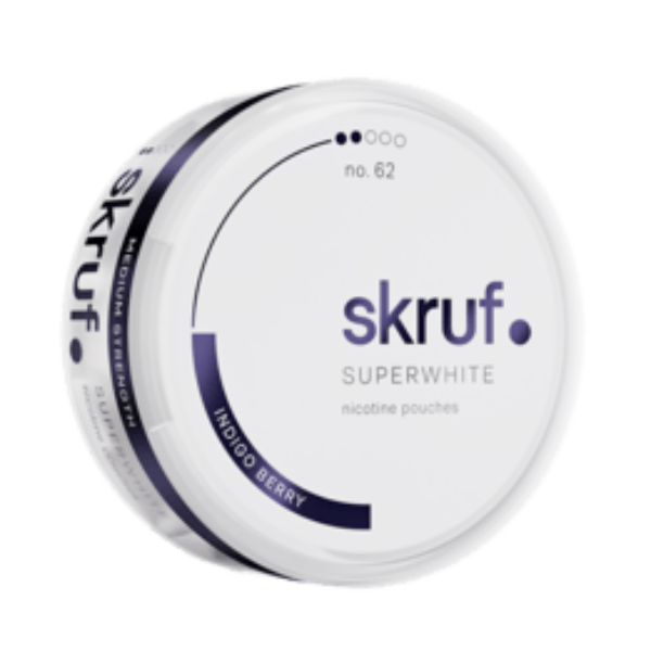 Skruf Superwhite no. 62 Indigo Berry Medium Strength