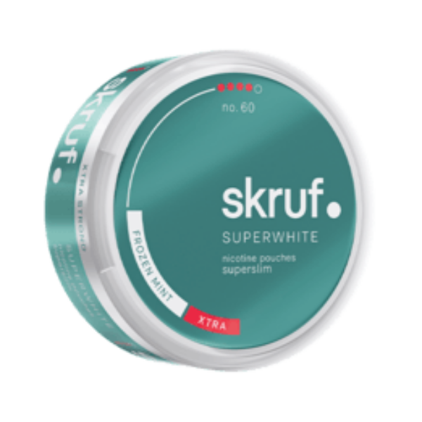 Skruf Superwhite no. 60 Frozen Mint Superslim Xtra Strong