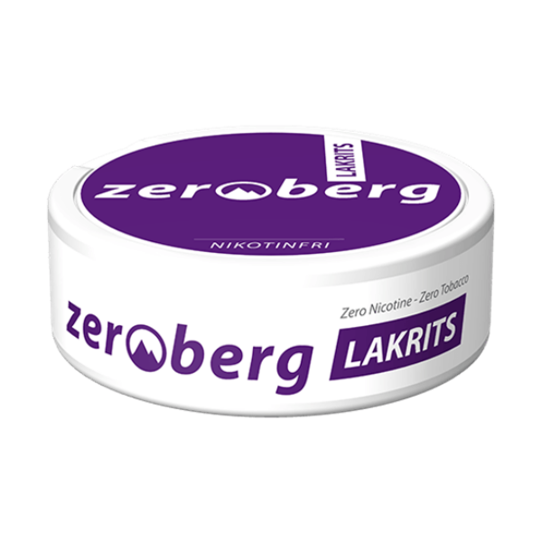 Zeroberg Lakrits - Nikotinfri Portion