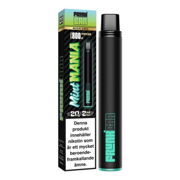 Frunk Bar Mesh Mint Mania Engångs Vape